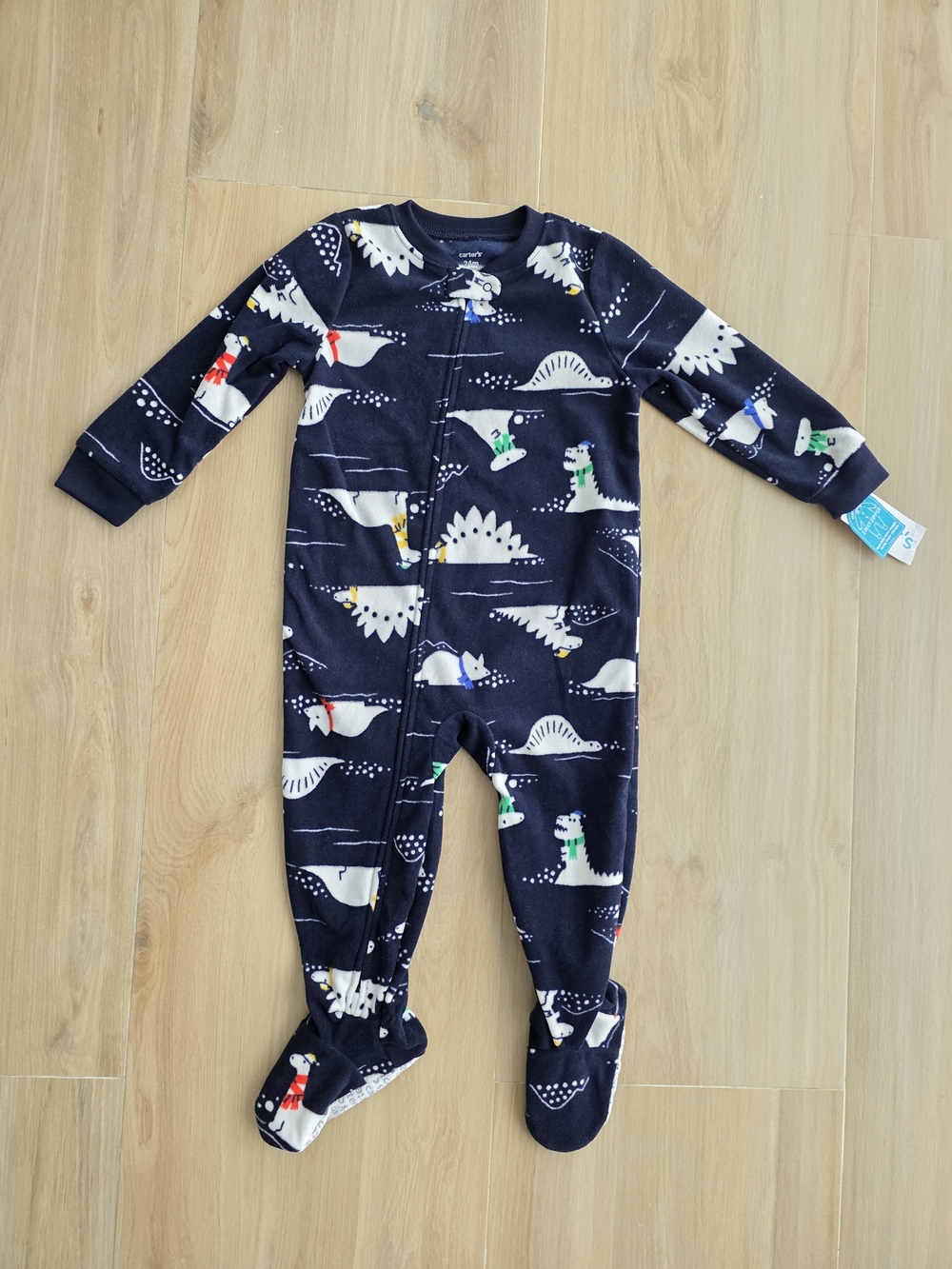 NEW Carter's 24M Fleece Footed Dinosaur Pajamas | NWT